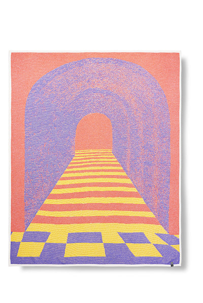 Cotton Blanket “Void” by Dario Cortese-ZigZagZurich