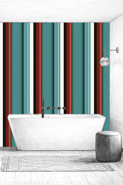 Wallpaper "Stripe Tease 11" by Michele Rondelli-ZigZagZurich
