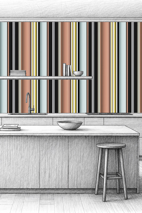 Wallpaper "Stripe Tease 14" by Michele Rondelli