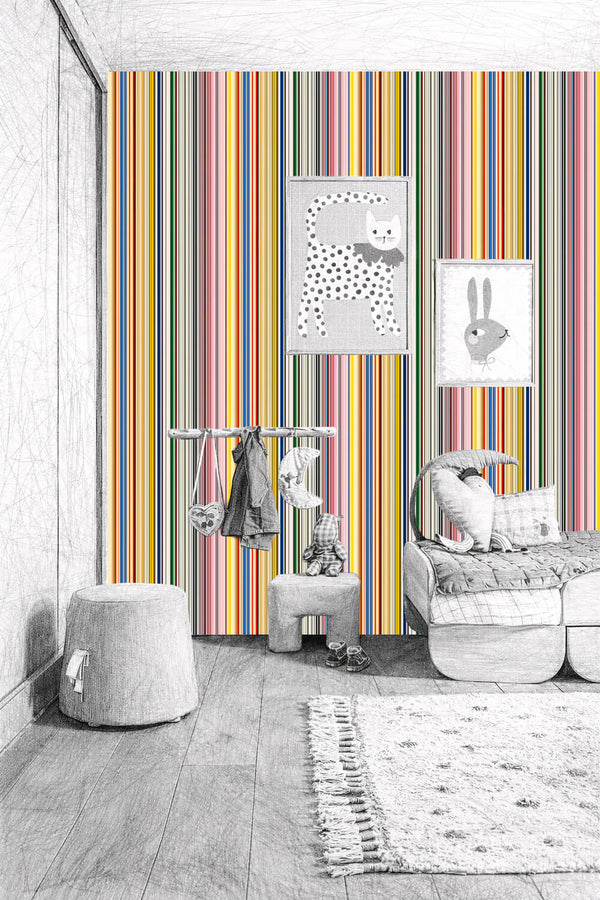 Wallpaper "Stripe Tease 23" by Michele Rondelli