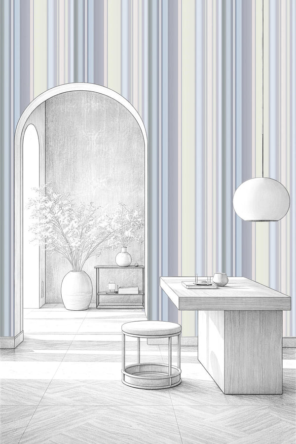 Wallpaper "Stripe Tease 40" by Michele Rondelli