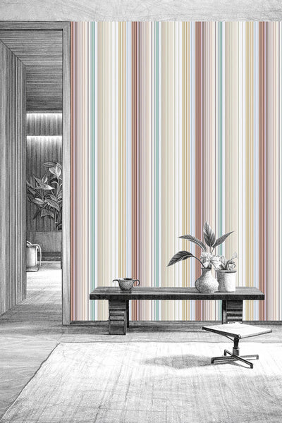 Wallpaper "Stripe Tease 50" by Michele Rondelli