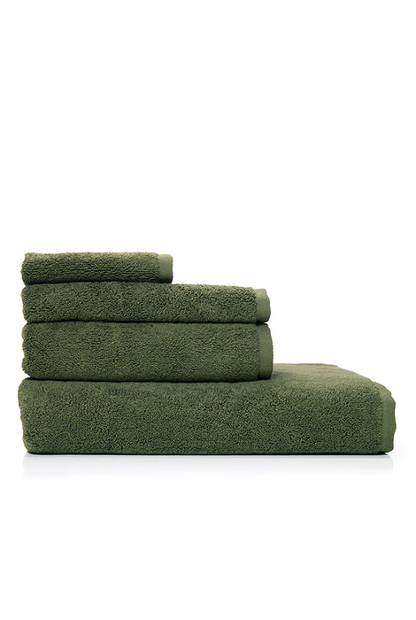 Organic Cotton Towels – Forest Green-ZigZagZurich