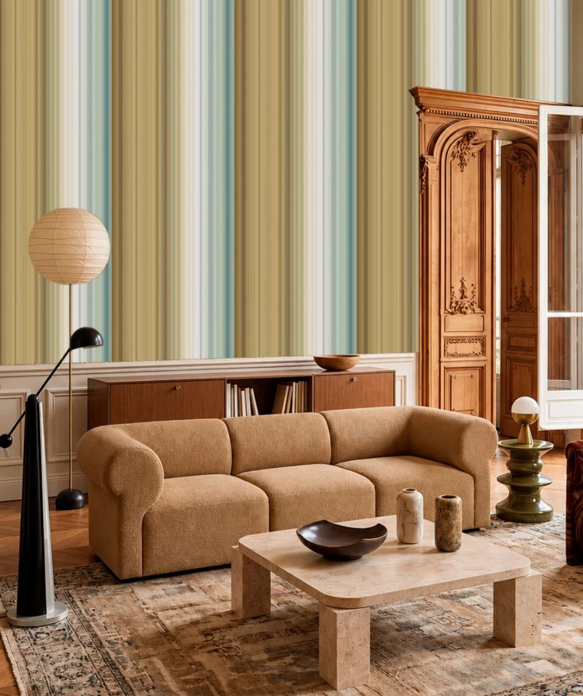 Striped Wallpaper: How Colour, Rhythm and Scale Transform a Room