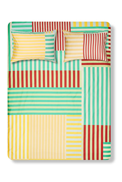 Künstler Bettwäsche „Aligned 2“ von Céline Cornu