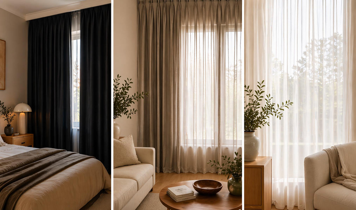 Choosing the Right Curtain Depends on Function, Mood, and Material