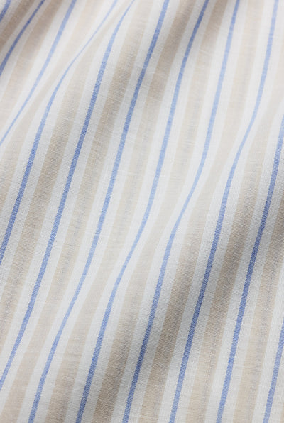 Linen Cotton Bedding "Casa Mare" in Capri Stripe-ZigZagZurich