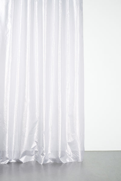 Metallic Silver Curtains "Cyber 3025"