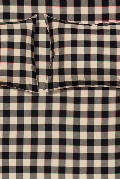 Glen Lodge 'Bernina Check' Yarn-Dyed Cotton Bedding-ZigZagZurich
