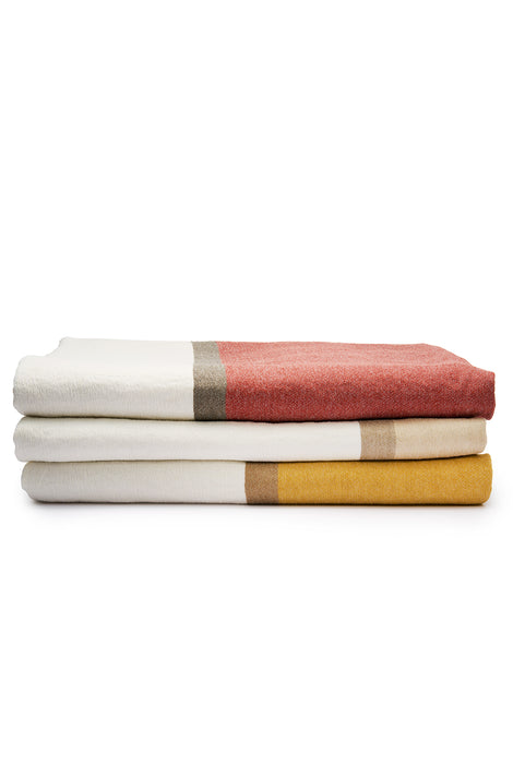 NESSO Bedspread in Rust-ZigZagZurich