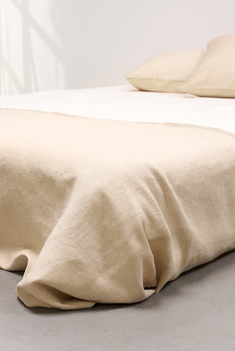 NESSO Bedspread in Sand-ZigZagZurich