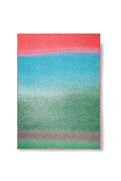 Wool Blanket "Color Rebel Petrol" by Michele Rondelli-ZigZagZurich