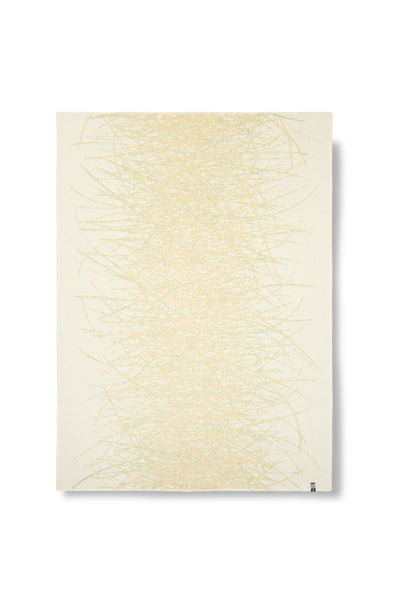 Künstler Wolldecke „Festive Tangle Natural“ von Tom Koken